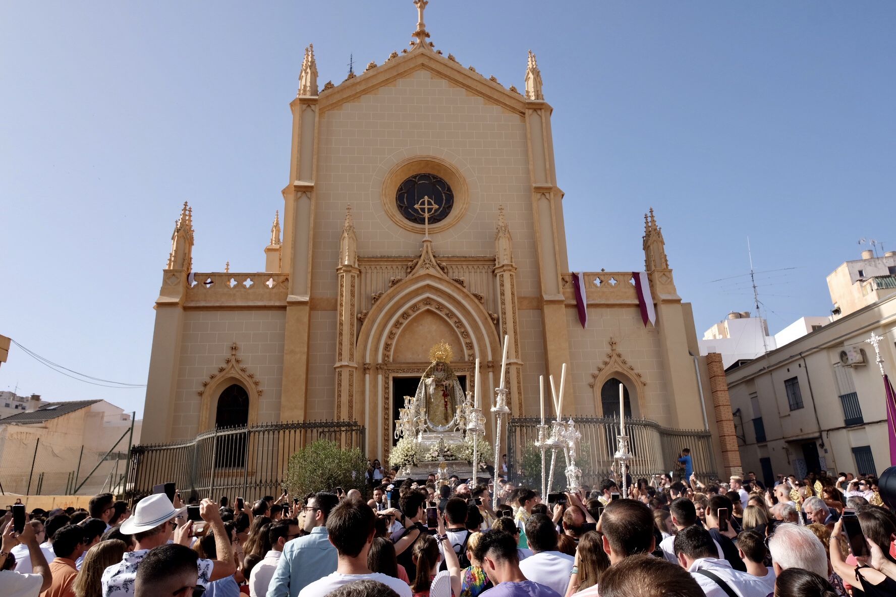 Las imágenes de la procesión de la Virgen de la Trinidad