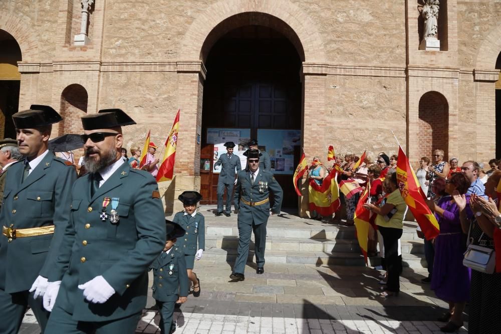 Misa y acto castrense en el cuertel de la Compañía de la Guardia Civil de Torrevieja y la Vega Baja el día de la Virgen del Pilar