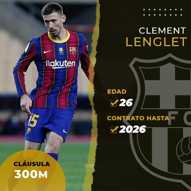 Lenglet no tiene garantizada su continuidad en el Barça