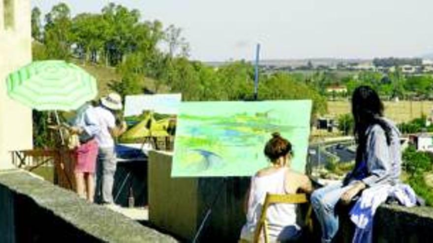 Más de 60 personas colorean la ciudad en el XVI Concurso de pintura al aire libre