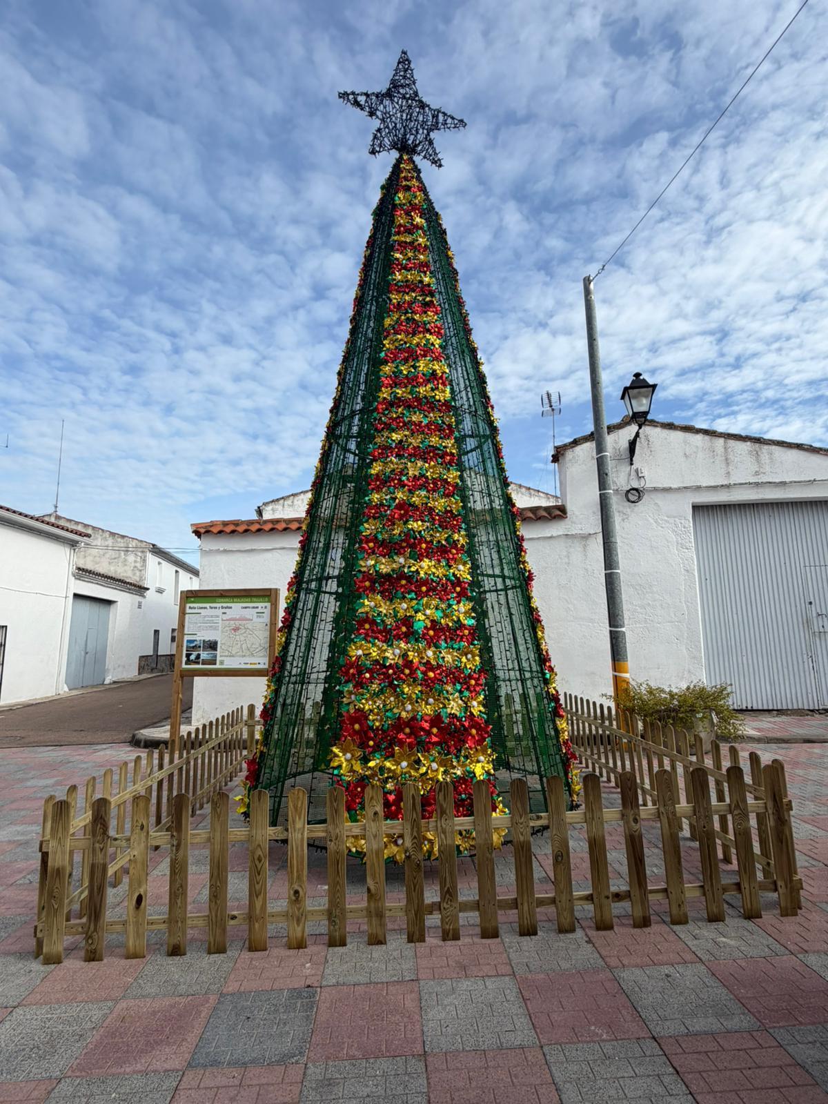 Imagen del árbol de Navidad de Campo Lugar.