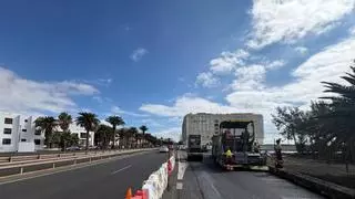 Atención, conductores: Arrecife prepara cortes de tráfico por el asfaltado de la Vía Medular