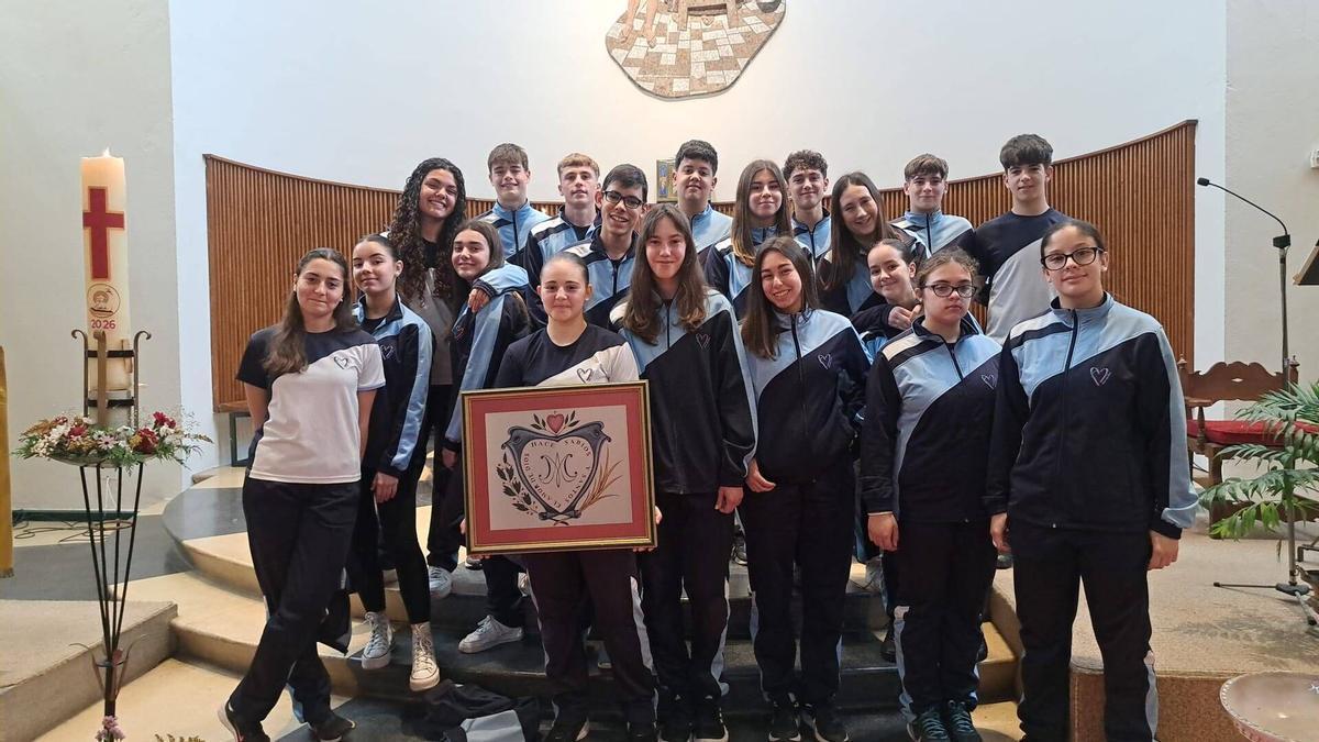 Alumnos de 4ºESO en su última celebración.