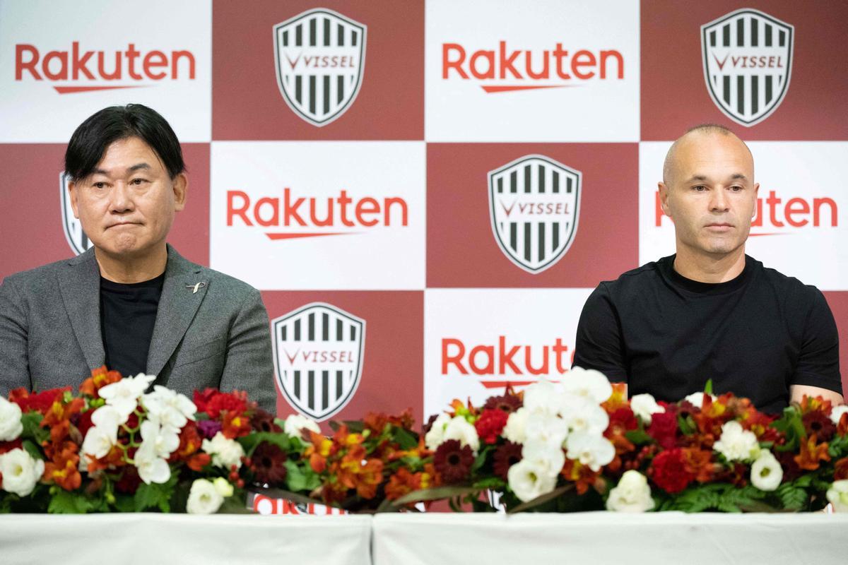 Iniesta deja el Vissel Kobe