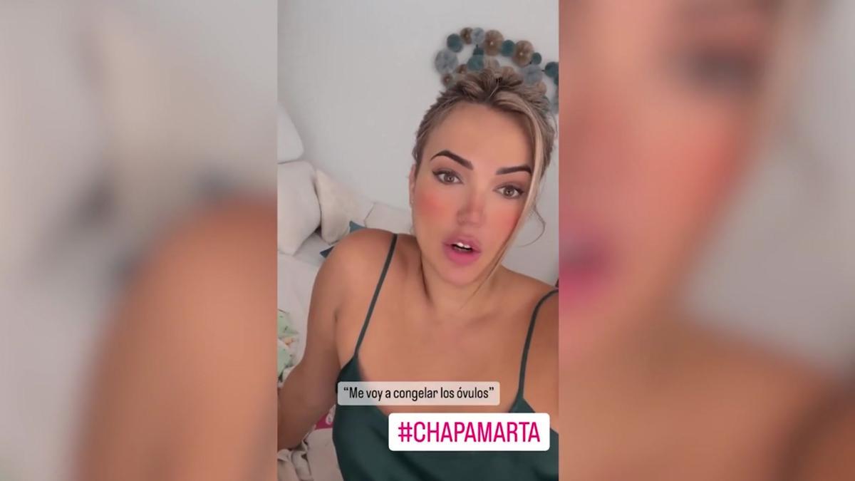 Marta Riesco confiesa: Me quiero congelar los óvulos Marta Riesco confiesa: Me quiero congelar los óvulos