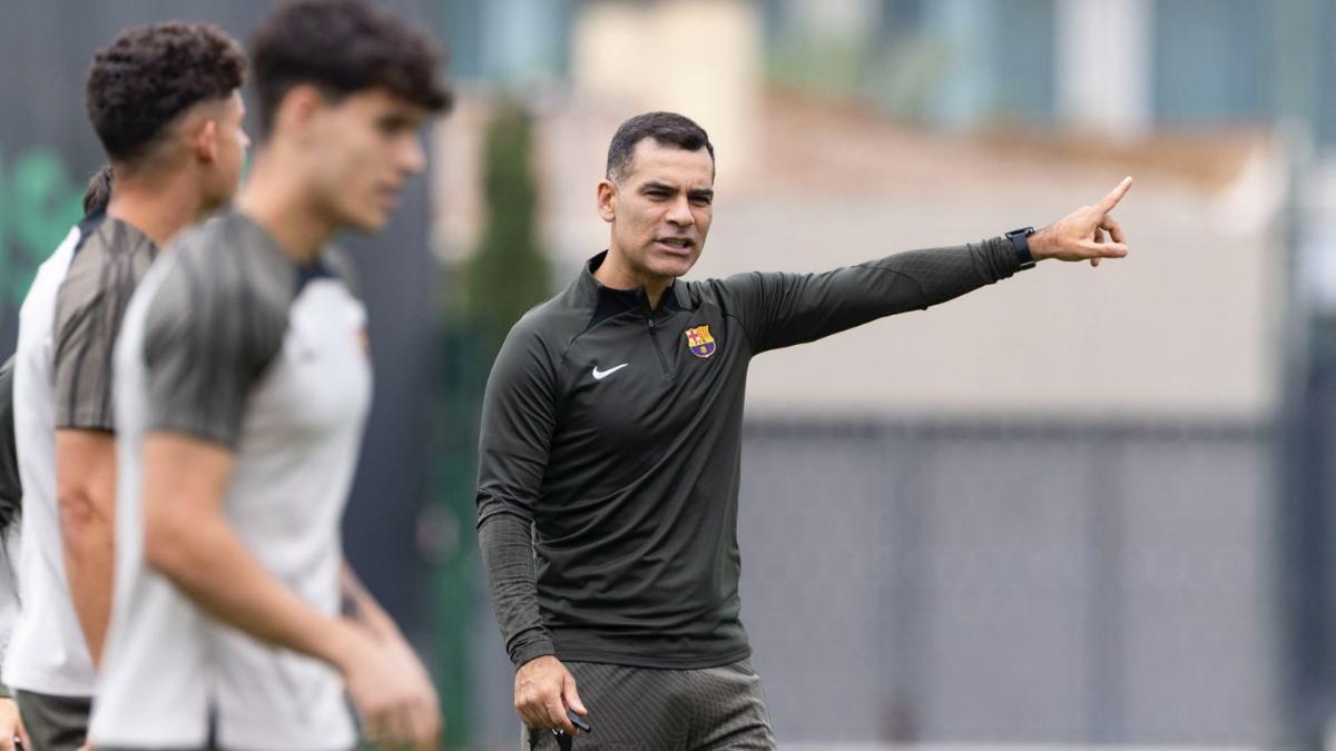 Rafa Márquez en un entrenamiento antes del play-off