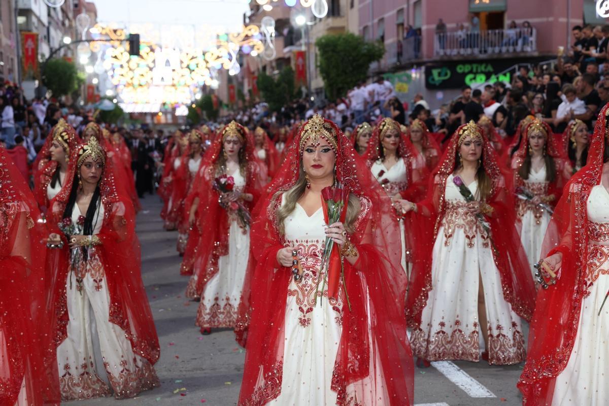 Desfile de Moros y Cristianos en Caravaca de la Cruz