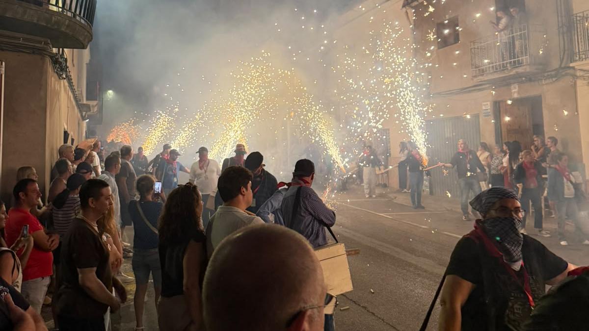 Un momento de la Baixà de la Santa Bárbara