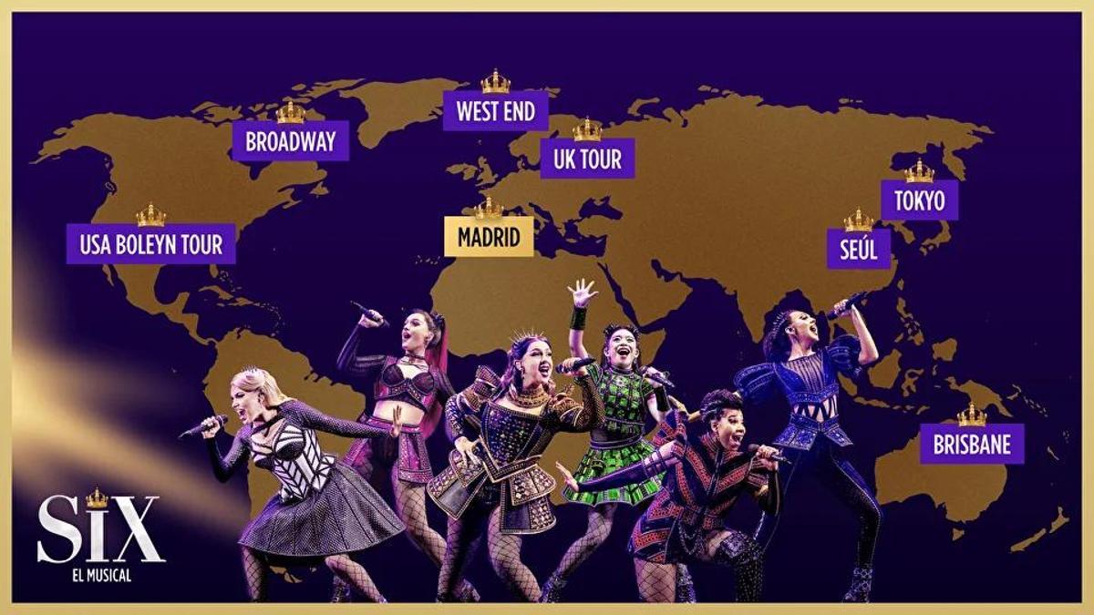 Six, el musical, llegará a Madrid el 17 de septiembre en el Teatro Gran Vía