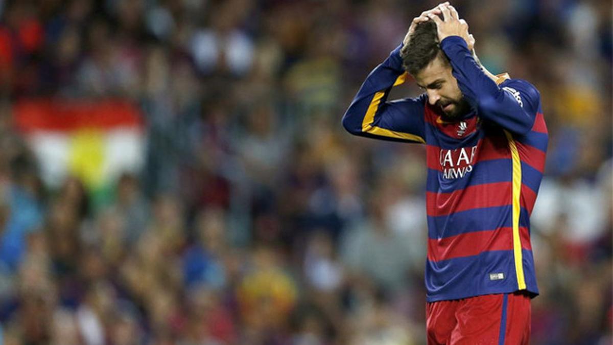 Pitos a Gerard Piqué en el Clásico