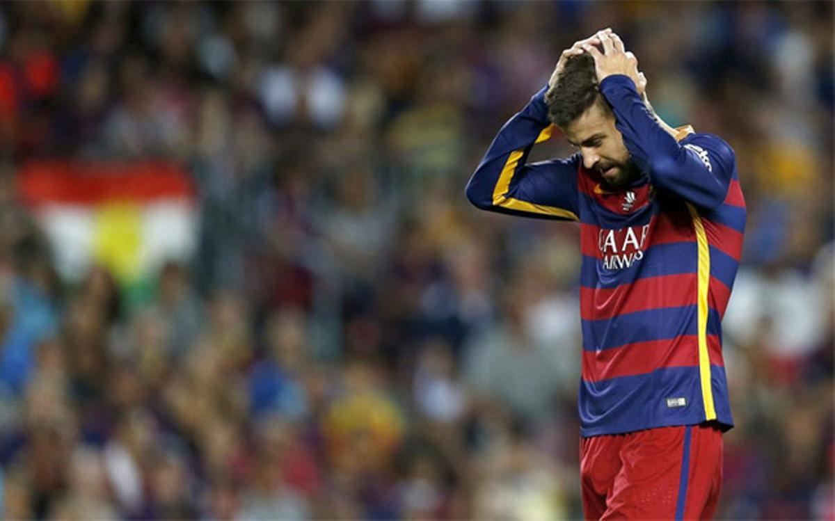 Pitos a Gerard Piqué en el Clásico