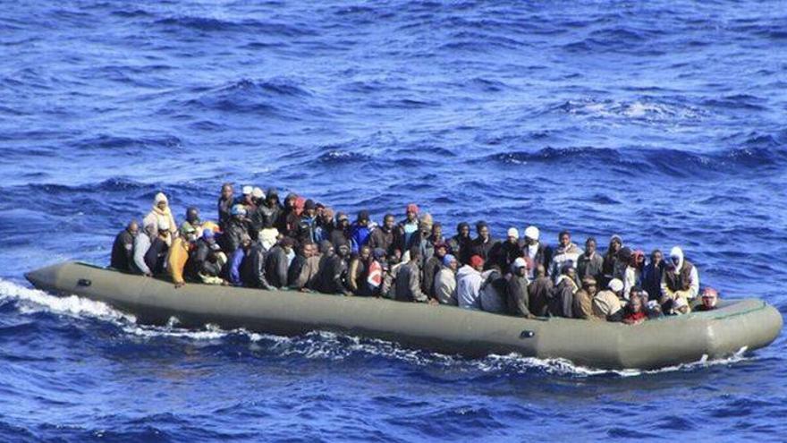 La Marina italiana rescata a más de 1.100 inmigrantes frente a la costa de Lampedusa