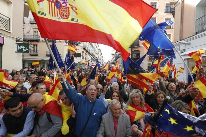 Concentración convocada en Zaragoza contra la amnistía