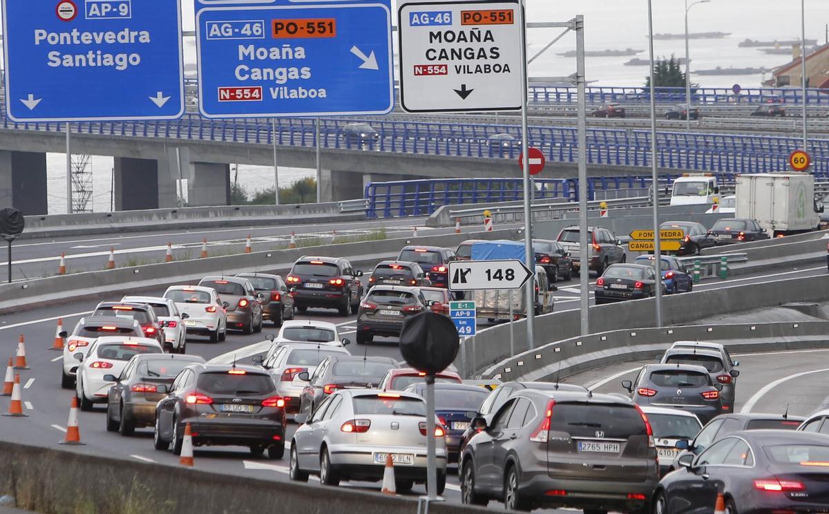 Retenciones en Rande durante las obras, en 2018