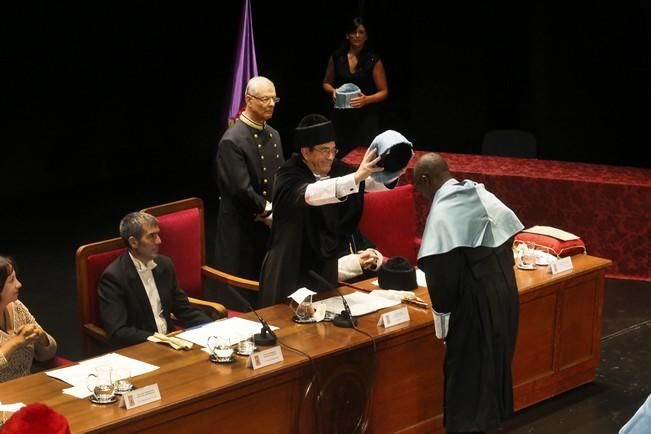 Delia Padrón Acto apertura del curso en la ULL , universidad , rector manuel ledesma reyes , presidente fernando clavijo , rector de las palmas , josé regidor garcía