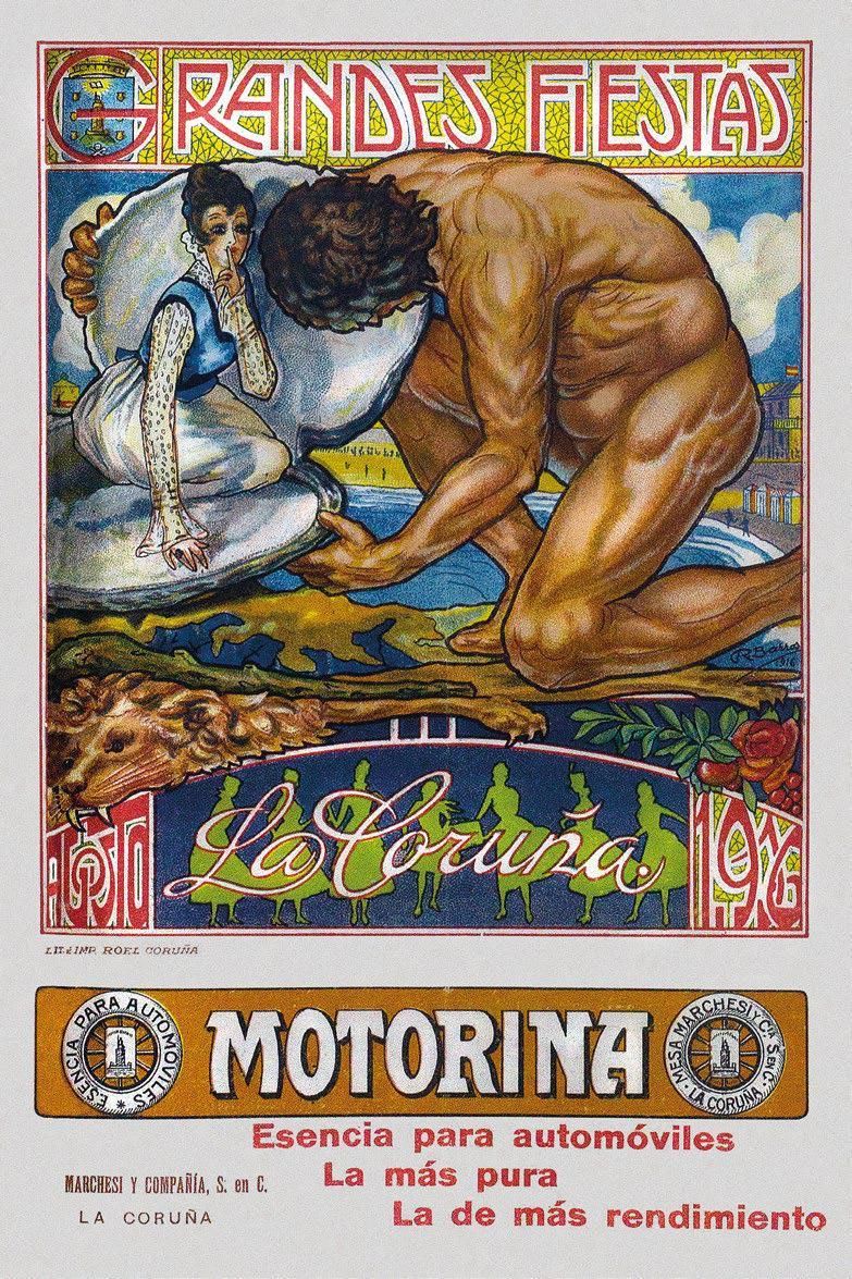 Así evolucionaron los carteles de las Fiestas de María Pita en 175 años en A Coruña
