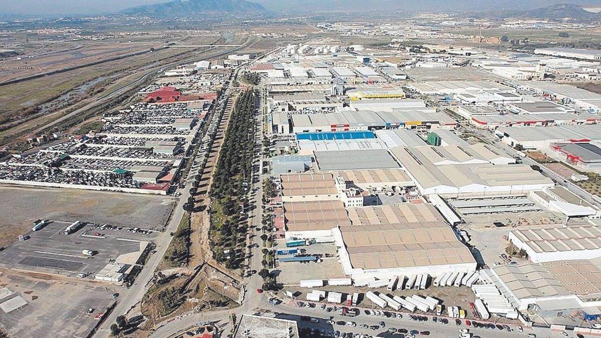 Una imagen aérea del polígono del Guadalhorce de Málaga