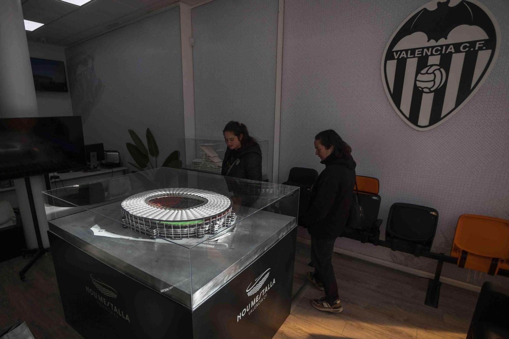Maqueta del nuevo estadio de Mestalla