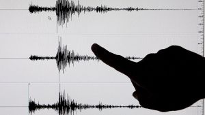 Datos de un sismógrafo tras un terremoto
