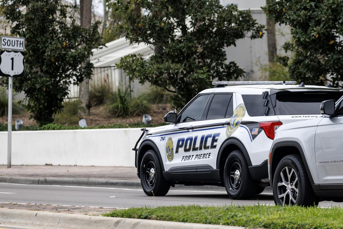 Coche de policía en Estados Unidas.