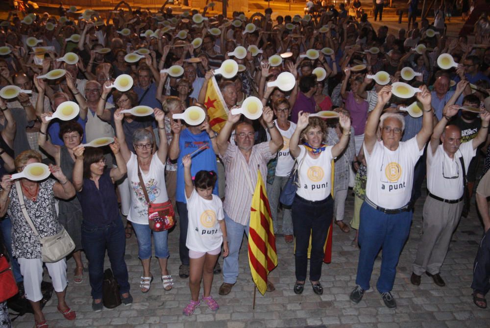 Assaig de la Diada a Girona