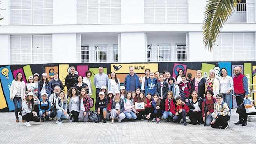 Visita de alumnos y maestros de toda Europa en Manacor