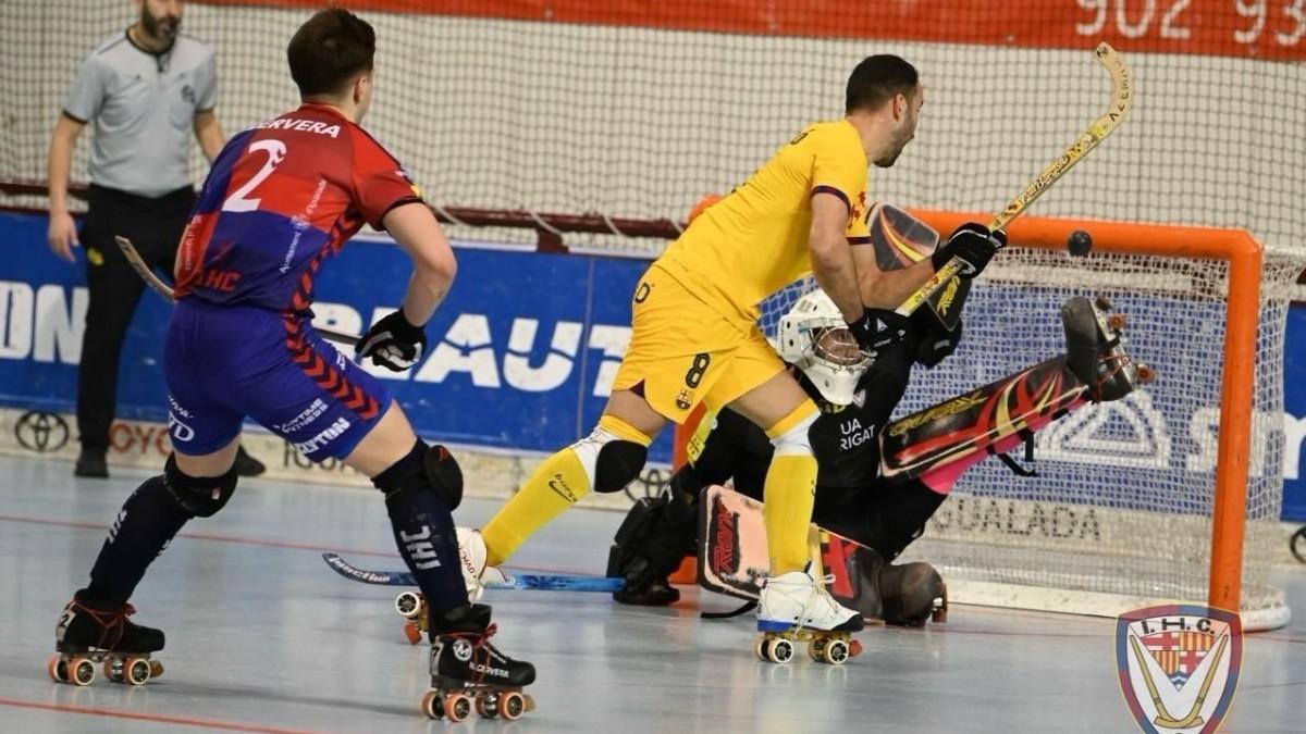 Bargalló, en una acción de ataque