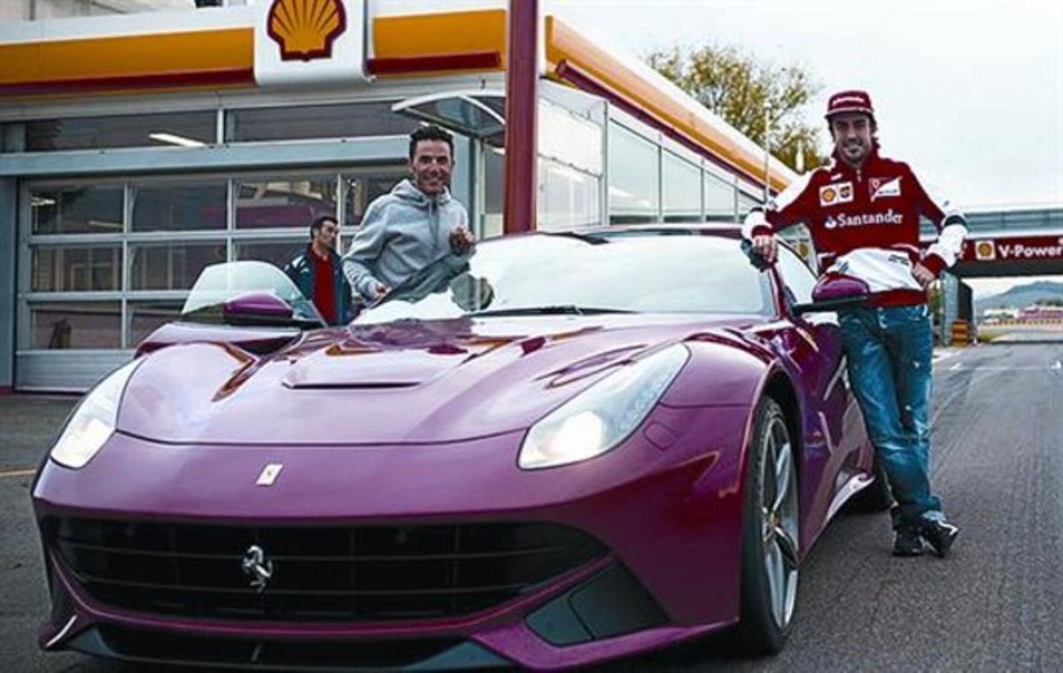 A Fiorano Purito i Alonso van passar un gran dia al volant d’aquest Ferrari Berlinetta, prop de Maranello.
