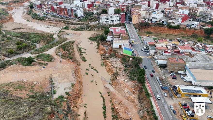 El estado de los barrancos de Torrent tras la alerta roja