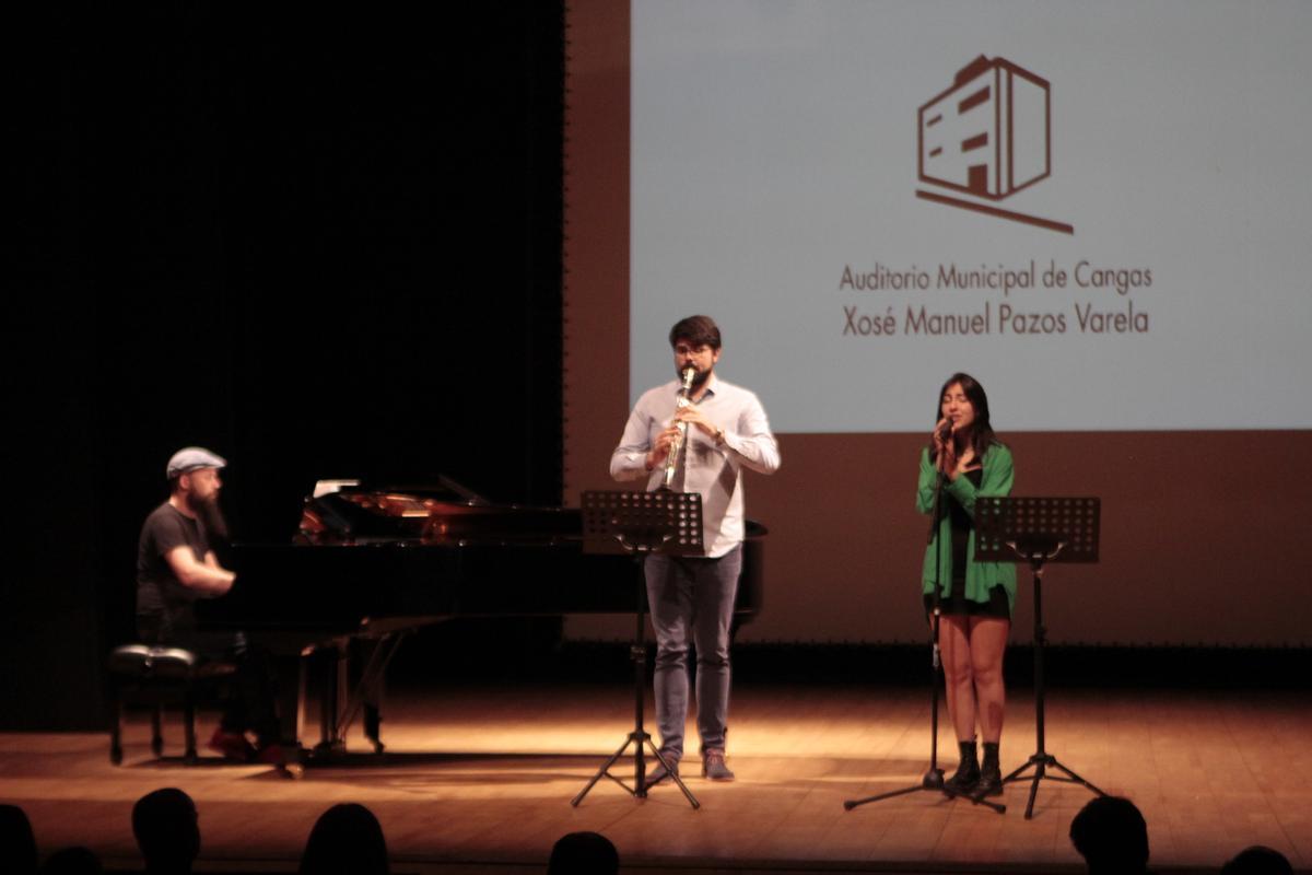 Actuación musical del Conservatorio en el homenaje.
