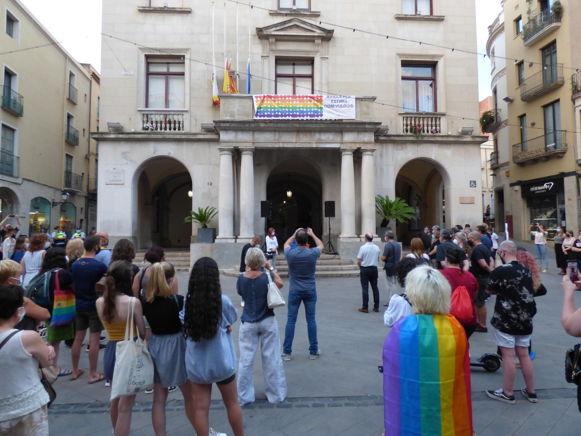 Concentració #justíciaperaSamuel a Figueres