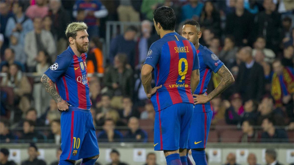 El tridente Messi-Suárez-Neymar vuelve para liderar el Barça