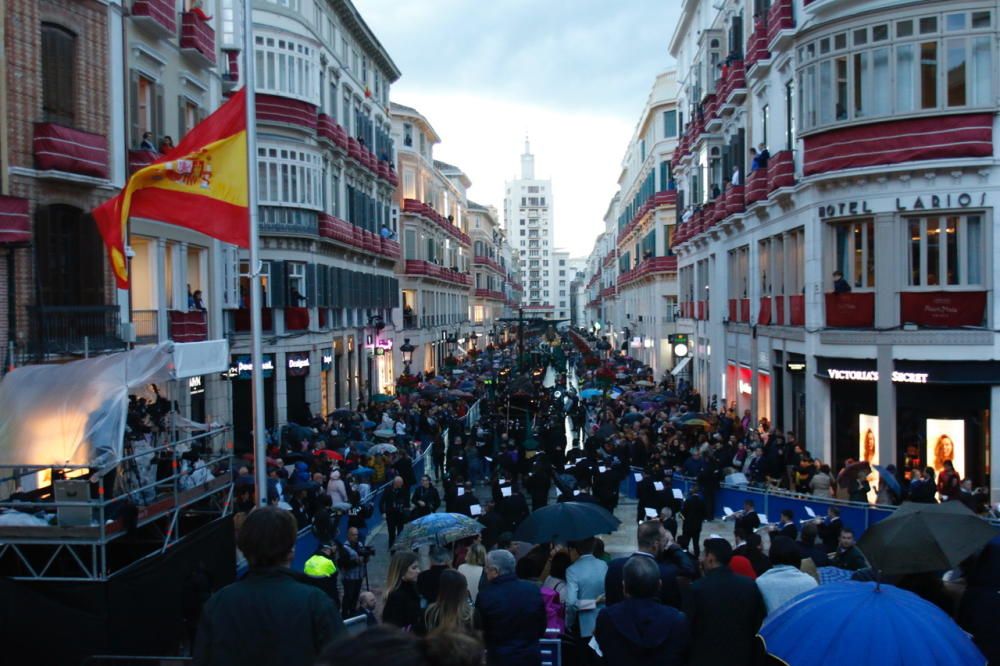 Las imágenes de la procesión de Vera Cruz, en el Jueves Santo de la Semana Santa de Málaga