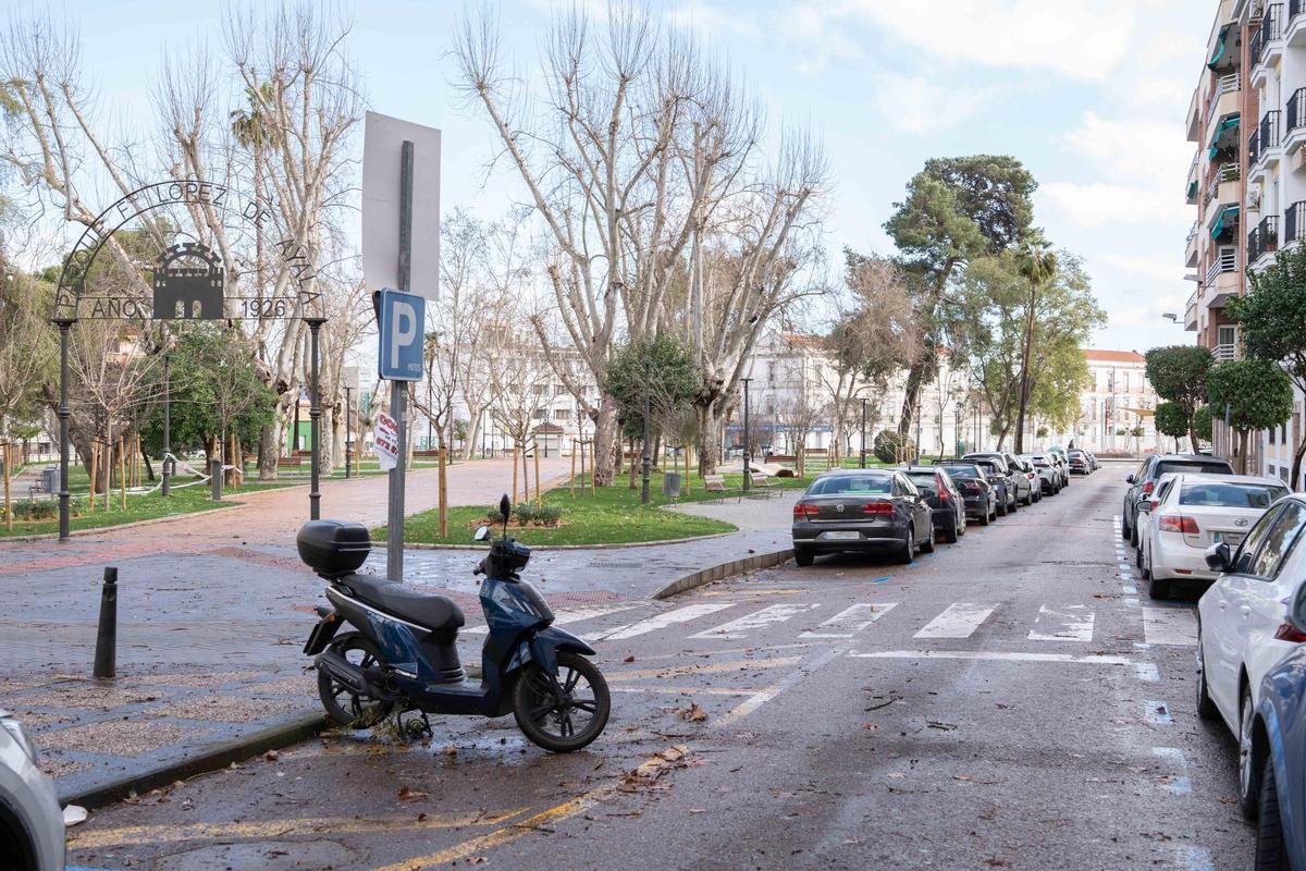 La calle Santa Lucía de Mérida, una de las que se van a peatonalizar.