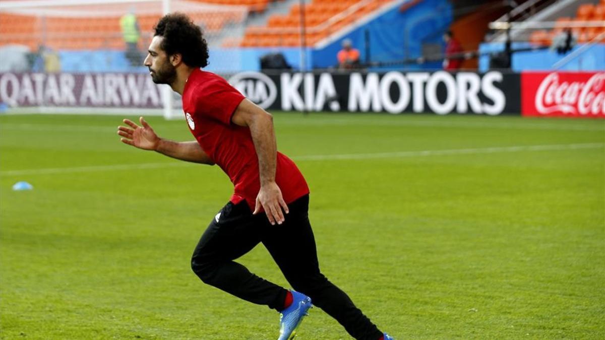 Salah se ejercita sin poder olvidar la atroz acción del camero