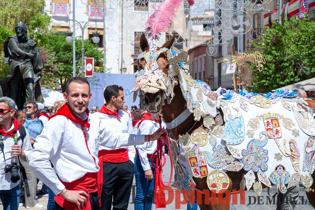 Recorrido Caballos del Vino día dos de mayo en Caravaca