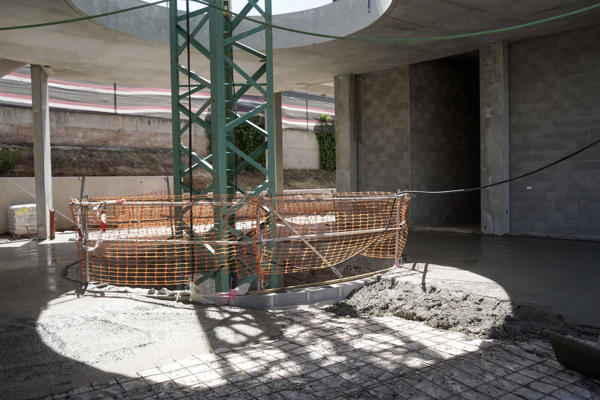 Visita a les obres de l'edifici d'habitatge cooperatiu en cessió d'ús de Manresa, La Bertrana