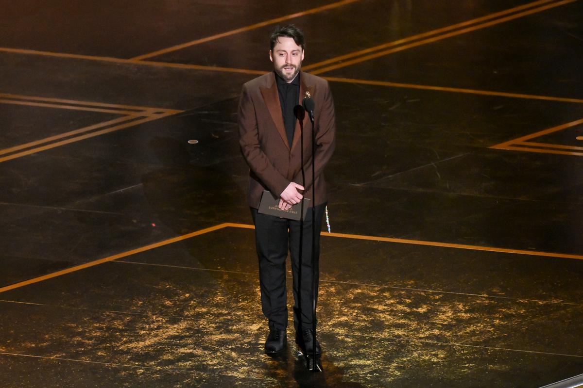 Kieran Culkin ha levantado el premio Oscar tras la ausencia de Sean Penn
