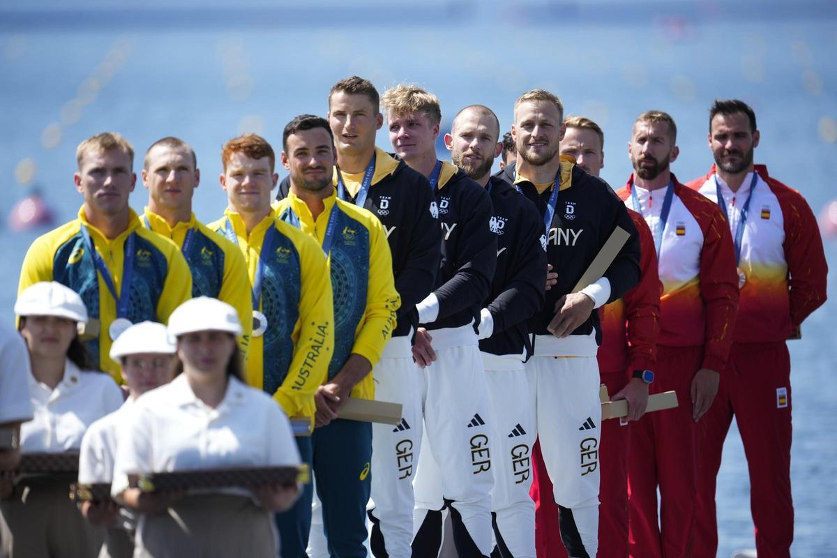 Joan Antoni Moreno y Marcus Cooper, medallas de bronce en C2 500 y K4 500