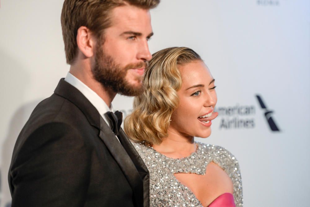 L'actor australià Liam Hemsworth i la cantant Miley Cyrus