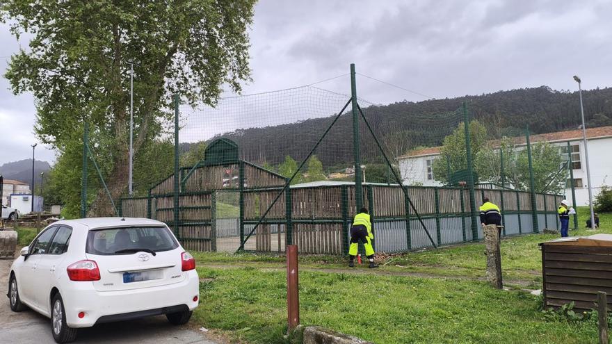 El Concello de Bueu inicia las obras del parque Urbano Lugrís para intentar finalizar antes de julio