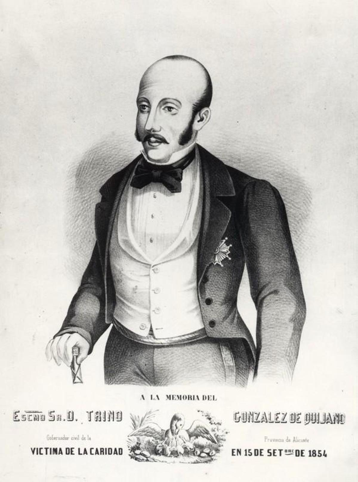 Grabado de Trino González de Quijano.