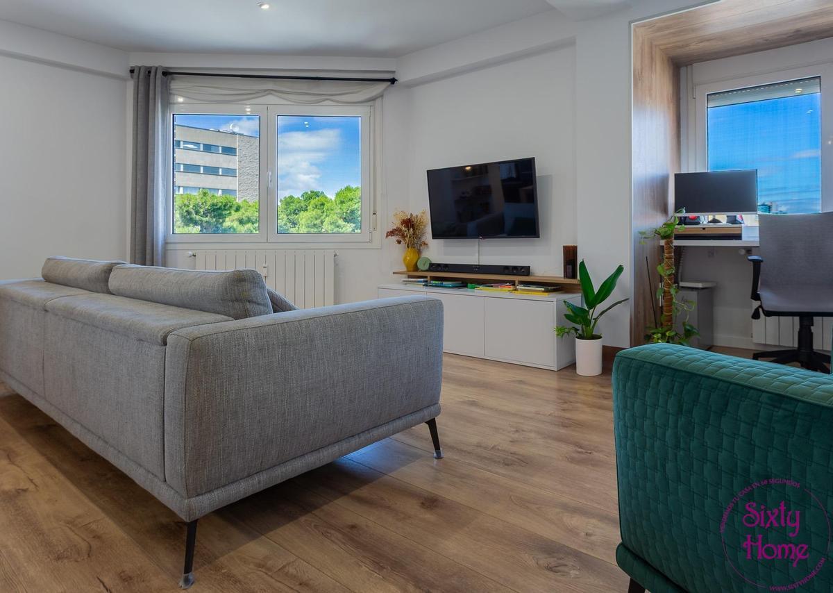 Piso reformado en la zona universitaria de Zaragoza.