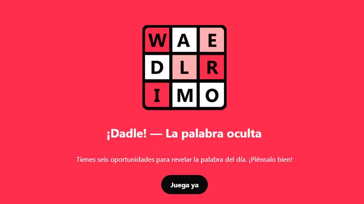 Seis oportunidades para descubrir la palabra secreta.