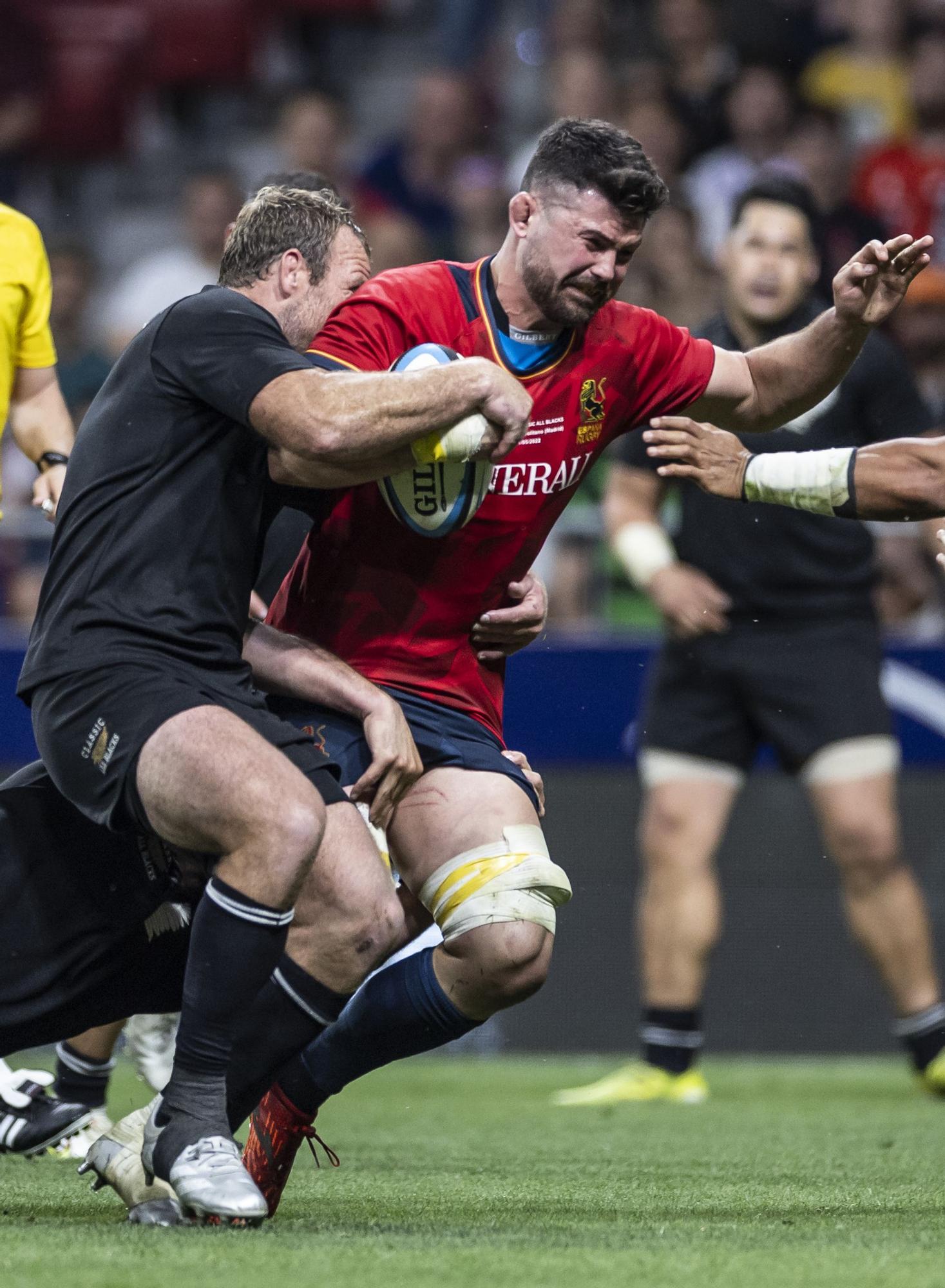 Partido entre España y los All Blacks en el Metropolitano