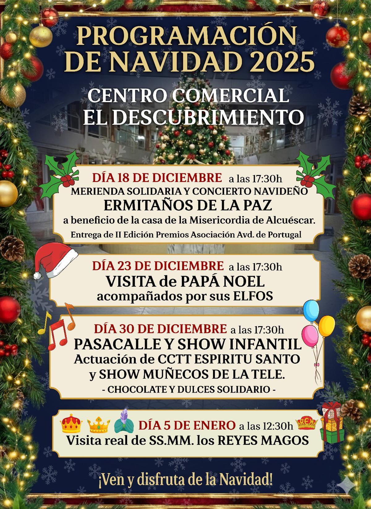 Cartel con la programación de este año.