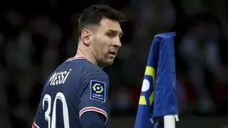El sufrimiento de Messi en Francia