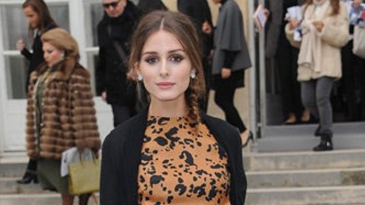 Olivia Palermo en el desfile de Christian Dior