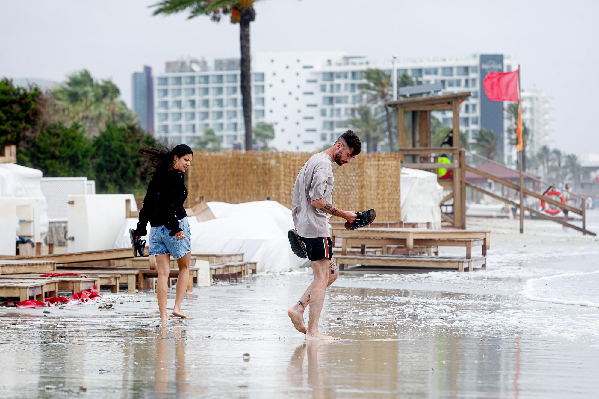 Mira aquí todas las fotos del temporal en Ibiza