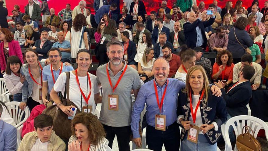 Destacada presencia arousana en el congreso desarrollado por los socialistas en Valencia